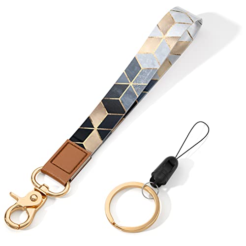 Image of Wrist Lanyard Key Chain, Wristlet Strap Keychain Holder for Women Men Car Keys Wallet Card Phone