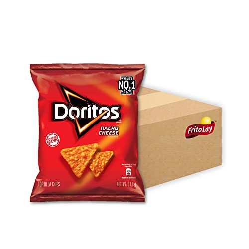 Doritos Nacho Cheese Tortilla Chips 31.8g (Carton of 48)