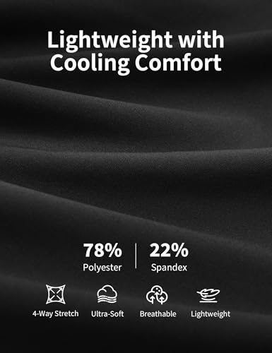 Cambivo High Waisted Gym Shorts For Women With 2 Deep Pockets, Squat Proof 4-Way Stretch Workout Biker Shorts For Running, Yoga & Cycling, Lightweight Opaque Activewear Black - 6