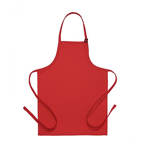 Fame F48 Children's Bib Apron - Red (Wfa82520Re) #TOP24