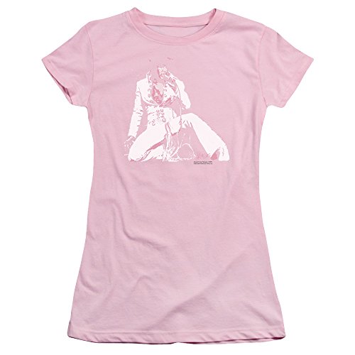 T-shirt Elvis Presley Please Love Me Legend Classic Music Juniors Grigio S