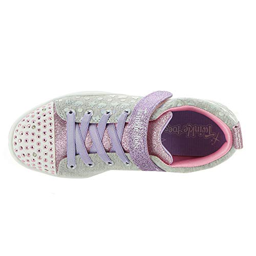Skechers Girl's Sparkle Rayz-Heather & Shine_314846l Sneaker3