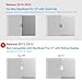 IBENZER Compatible with MacBook Pro 13 Inch Case M2 M1 2026 2025 2024 2023 2022 A2338 A2289 A2251 A2159 A1989 A1706 A1708, Hard Shell Case & Keyboard Cover for Mac Pro 13, Frost Clear, T13CL+1A
