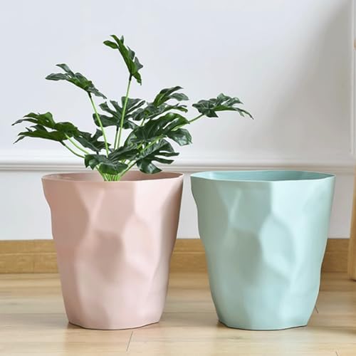 Caneca de basura sencilla sin tapa 12L rosa miniatura 3