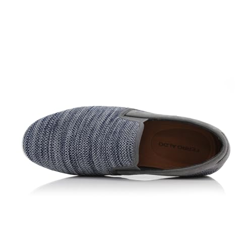 Image of Ferro Aldo Men's Slip-On Loafers | Woven Espadrille & Classic Styles | Casual & Formal Dress Shoes