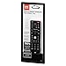 One for All Vizio TV Replacement Remote with Special Ergonomic Feature (New, in Retail Packaging) - LCD, LED & Plasma - No Setup Required & Easy to Use - Black - URC1823