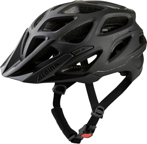 ALPINA Mythos 3.0 LE - Leichter und gut belüfteter Fahrradhelm für Erwachsene, Individuell anpassbar, für optimalen Komfort und Schutz, Black matt, S (52-57cm)