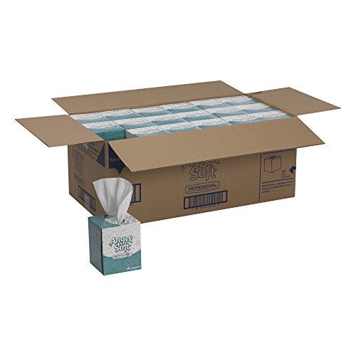 Angel Soft Professional Series 2-Ply Facial Tissue By Gp Pro Cube Box 46580 96 Sheets Per Box 36 Boxes Per Case #TOP2