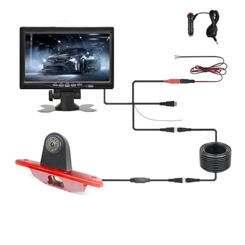 Caméra de recul Peugeot Expert 2007-2016 avec écran AHD 7" pour stationner au quotidien