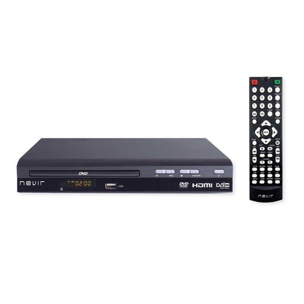Nevir NVR-2356 DVD-T2HDU - Reproductor DVD sobremesa con TDT-HD y USB grabador