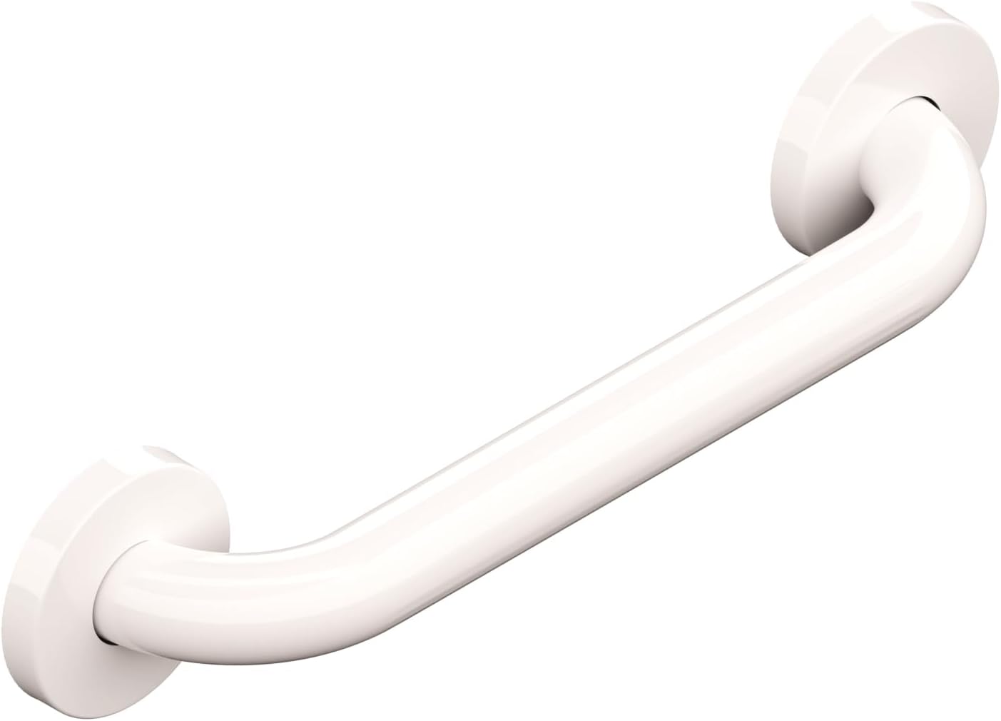 HEALTHCRAFT Easy Mount Grab Bar: ADA-Compliant Stainless-Steel with Concealed Screws, Available in 12-18-24-32-36-42" Inch Sizes (Compatible with Easy Mount Anchor) (12" Inch, Powder Coat White)