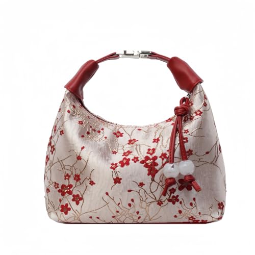 Image of Crescent Crossbody Shoulder Bag, Tote Handbag for Women, Sling Hobo Purse with Chain Strap