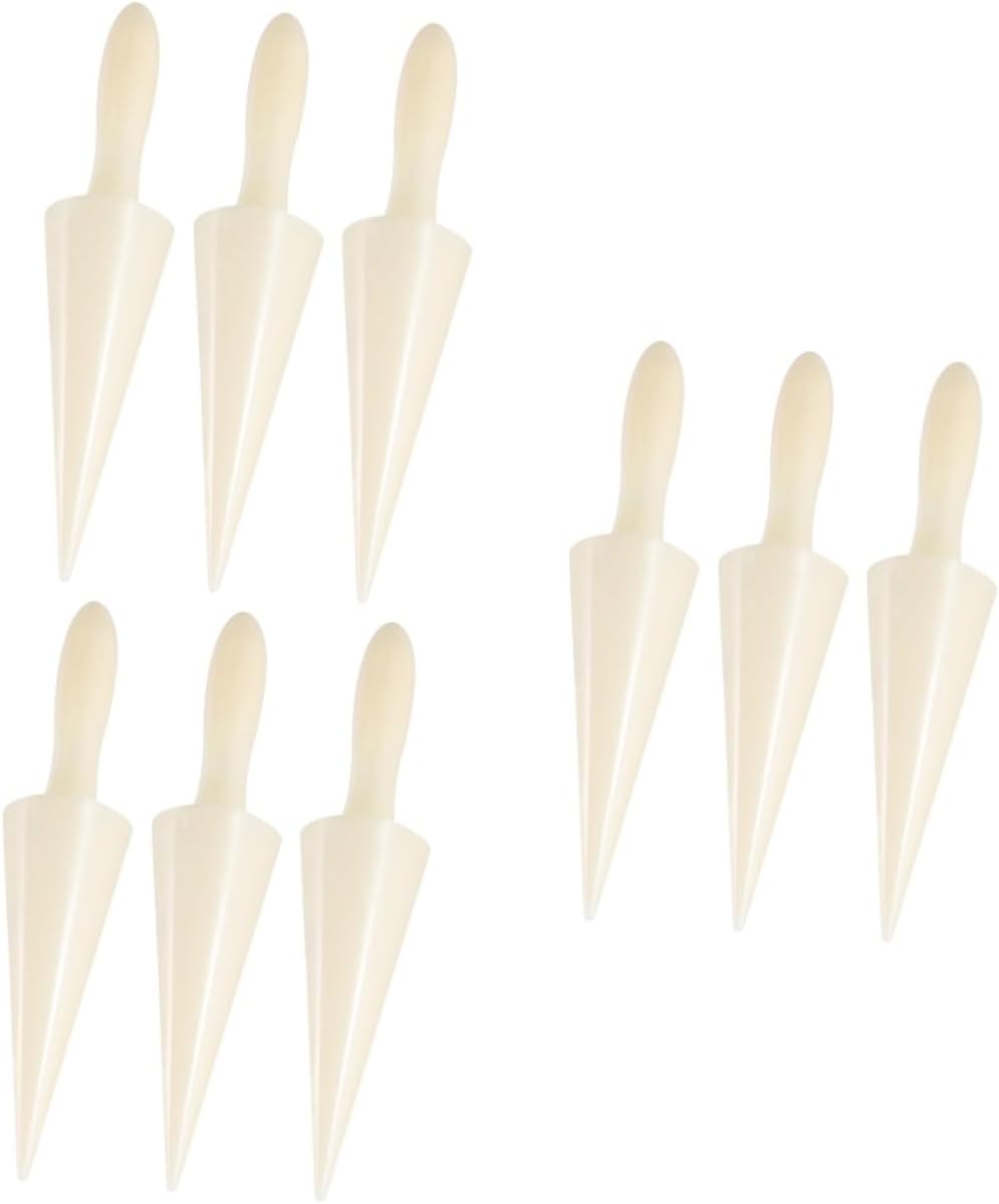 Luxshiny 9pcs Ice Cream Cone Molds Waffle Cone Rollers for Homemade Desserts Reusable Kitchen Supplies for Ice Cream Parties Events Easy to Use Comfortable Grip