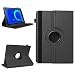 Produktbild NAmobile Tablet Tasche kompatibel für Alcatel 3T 10 Schutzhülle Kunstleder Hülle Standfunktion 360° Drehbar Cover Universal Schutz Case, Farben:Schwarz