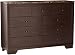 Coaster Home Furnishings 200423 Casual Contemporary Dresser, Walnut
