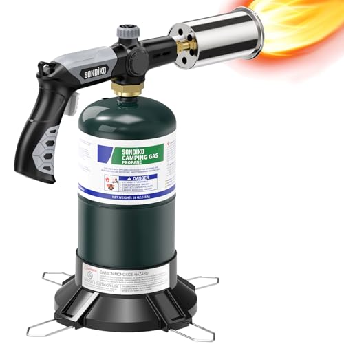 Sondiko Propane Torch L8010 with Adjustable Wood Burner