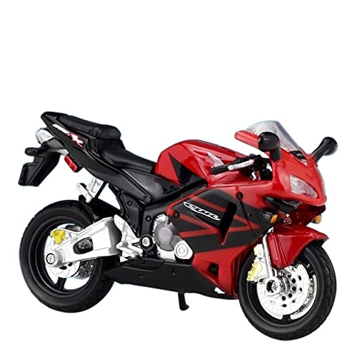 Modèle de Moto Miniature 1:18 Idée Cadeau Idéal pour Passionné Rouge