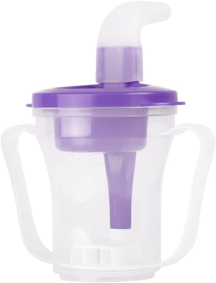 Dysphagia Regulating Drinking Cup for Swallowing and Disorders People,Dispenses 5cc or 10cc of Liquid Each Time,No Thickener is Used.Helps to Prevent Choking When A Person Suffers Dysphagia