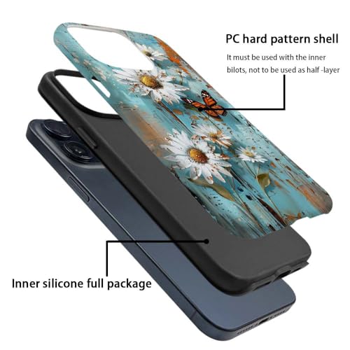 Coque design fleurs iPhone 15 Pro Max DAIZAG premium - 3
