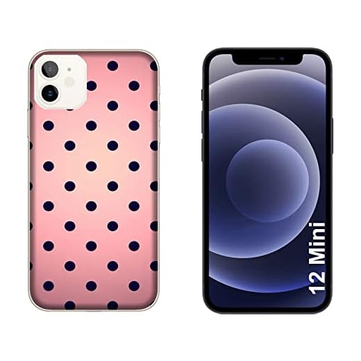 Mobilskal Skal kompatibel för Apple iPhone 12 Mini Design Pois svart rosa bakgrund/Skriv ut även på sidorna/Telefon hård snap på anti-slip anti-scratch chock-resistent skyddande styv