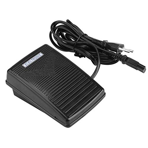 Yinong Pédale Rhéostat de Machine à Couture avec Cordon Contrôleur Variable Universel de Vitesse Pédale de Commande (EU Plug)