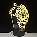 KangYD Walking Tiger LED Night Light, Lámpara 3D, Luz decorativa, Regalo infantil,...