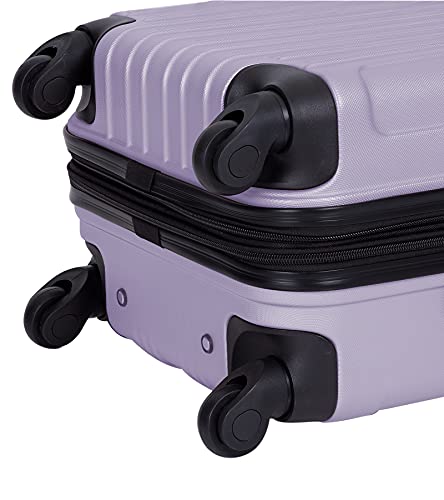 Travelers Club Lilac 4-Piece Hardside Luggage Set