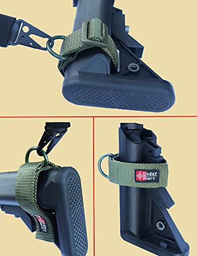 Underalert Buttstock Adapter With Metal D Ring And Touch Fastener, Sling Adapter Replaces The Swivel Mount On Stock thumb #4