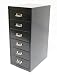 Produktbild Szagato Schubladenschrank/Schubladen-Container HxBxT: 66x28x40cm mit 6 Schubladen aus Metall, schwarz Marke (Büroschrank, Werkzeugschrank, Werkstattschrank, Aufbewahrungsschrank, Schubladen-Box)