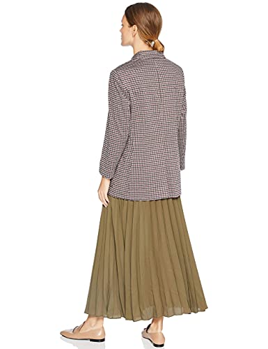 Nine West Women's Notch Collar Kiss Front Jacket With Two Pockets, Porto Multi, L #TOP1