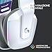 immagine 6Logitech G733 Lightspeed Cuffia Wireless con Microfono Gaming con Fascia per la Testa a Sospensione, Lightsync RGB, Tecnologia Microfono Blue Voice e Driver Audio Pro-G, Bianco