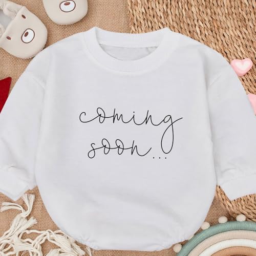 2Pcs Hi Daddy I Can't Wait To Meet You pregnancy Announcement For Husband Dad Romper, Hi Daddy Onesie Pregnancy Announcement Baby announcement Coming Soon onesie (0-3 Months)4