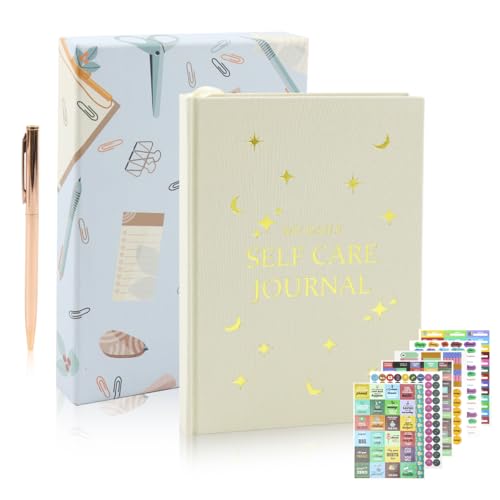 Image of Climberty Self-love Gratitude Journal Book for all ages, Invest few minutes each day to be more Happy, Positive, Productive & Mindful, 6 Sheet Stickers Gift 80 Sheet /160 Pages