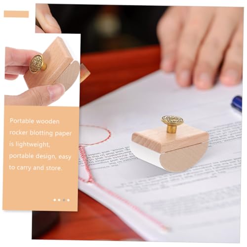 Artibetter 2個 木製ロッカーブロッター 吸墨速乾ツール 軽量携帯可能 学校 オフィス向け 書道 万年筆対応 インク吸収効率化吸墨工具