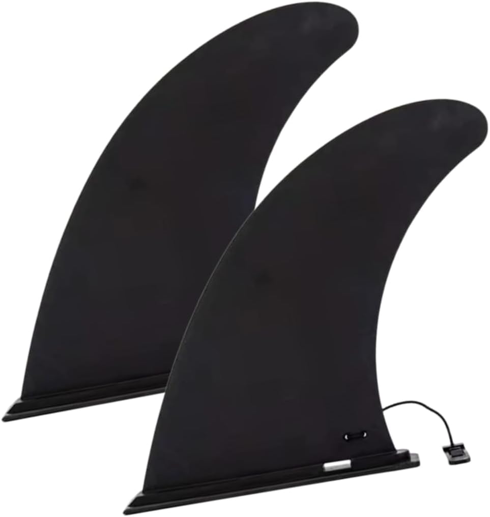 2 Pack Surfboard SUP Fin, Removable Universal SUP Fin, Detachable Center Fin Stand Up Paddle Board Replacement Fin, Nylon Safe Reinforced Surfboard Fins for Long Board Surfboard Paddleboard