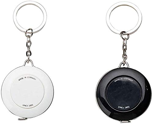 Medición corporal con cinta métrica para medir el cuerpo saludable, cinta de medición de la grasa, 2 unidades, color blanco