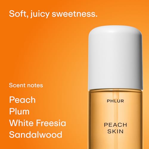 Image of PHLUR Vanilla Peach Trio ($78 Value) Hair & Body Mist Set, 3 Oz Each | Exclusive 3pc Travel Size Body Mist Set ft. Vanilla Skin, Vanilla Nectar, Peach Skin (3 x 3 fl oz)