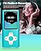Mp3 Player,Music Player with a 16 GB Memory Card Portable Digital Music Player/Video/Voice Record/FM Radio/E-Book Reader/Photo Viewer/1.8 LCD (Sky Blue)