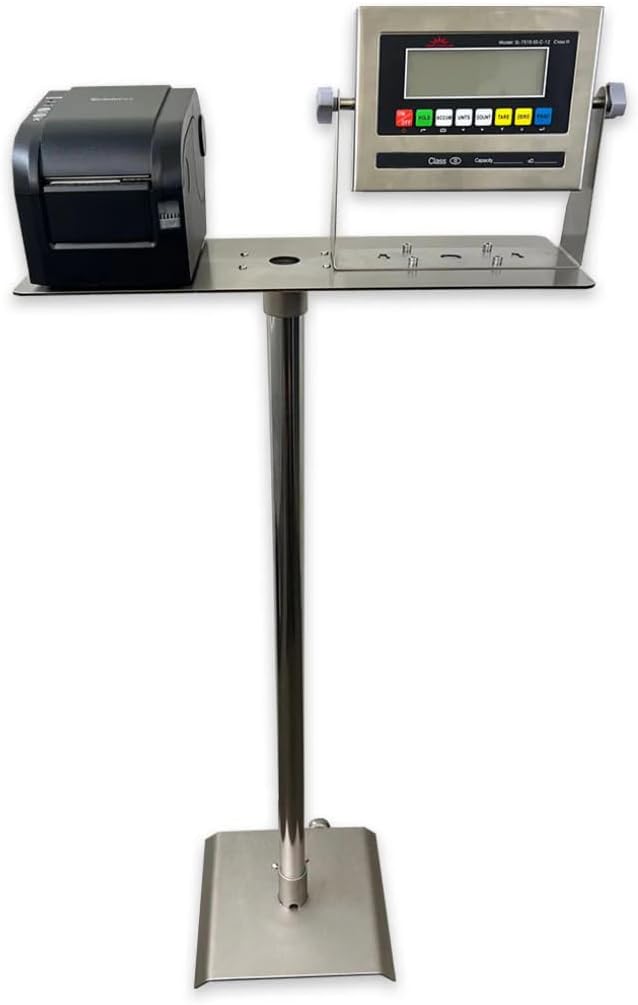 Liberty LS-403-SS Medium Duty / Stainless Steel Indicator Stand with Printer