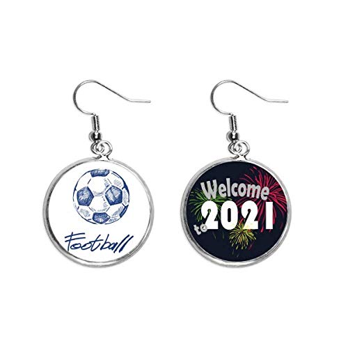 Pendientes de fútbol colgantes para lucir en el estadio y en tus salidas casuales