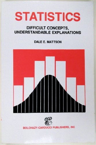 Statistics: Difficult concepts, understandable explanations