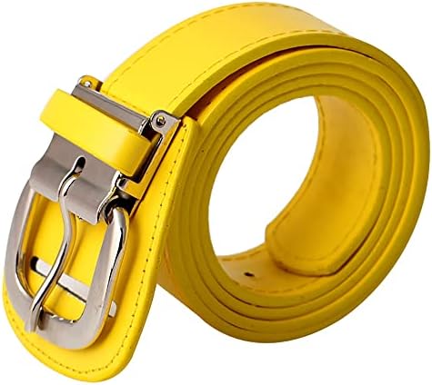 Amazon Co Jp 野球 ベルト つや消し ベルト メンズ 紳士 ビジネス 革 おしゃれ カジュアル 野球用品 ベルトメンズ用 カジュアル アウトドア ベルト ソフトボール用 調整可能 イエロー 1cm ファッション