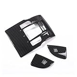 Tira Decorativa Pegatinas para cubierta lámpara lectura delantera interior coche, accesorios para Maserati para Levante Quattroporte 2017-2018 Bandas Decorativas(Negro)