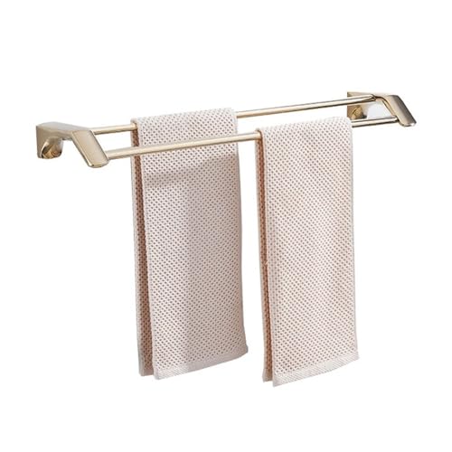 Toallero doble de pared de 80cm para mantener el baño familiar ordenado 2