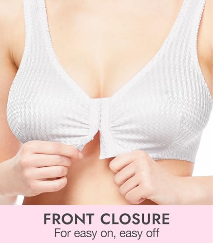  Carole Martin Full-Freedom Comfort Front Closure Wireless Bra for Women
| Carole Martin Women's Full-Freedom Comfort Fr