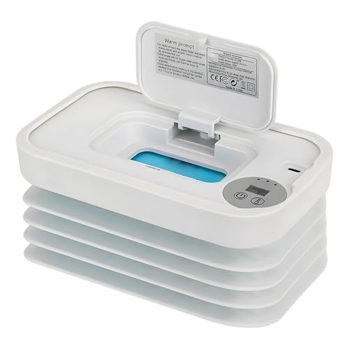 Chauffe-lingettes bébé USB pliable pour apaiser la peau sensible et éviter les pleurs du change