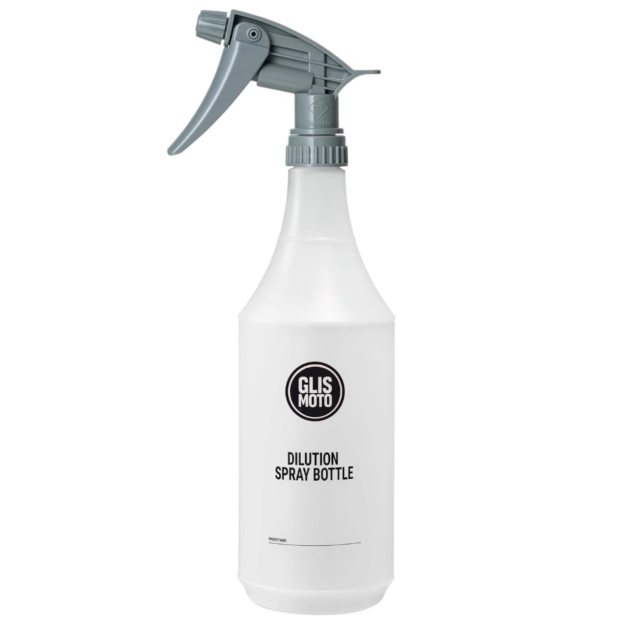 Glismoto Dilute Pro – 947 ml (32 oz) Chemical-Resistant Spray Bottle for Cleaning Solutions & Car Detailing Care, Professional Dilution Bottle with 1:1–10:1 Ratio Markings (Black Logo 1 Bottle, 1)