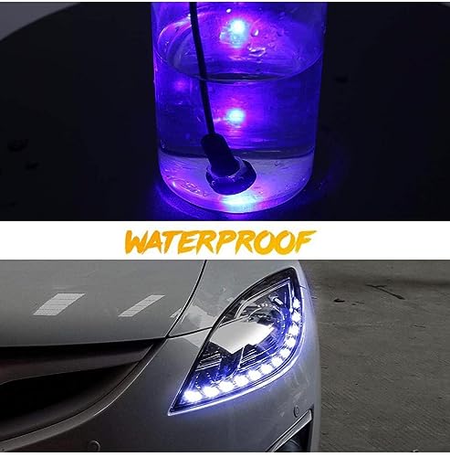 Image of AUTO MT 2PC /SET 18mm Eagle Eye LED Lights 9W DRL Daytime Running Lights Backup Reversing Parking Signal Automobiles Lamps (2PC BLUE 9W Eagle Eye Led Lights)