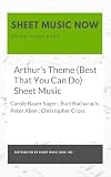 Arthur's Theme (Best That You Can Do) Sheet Music