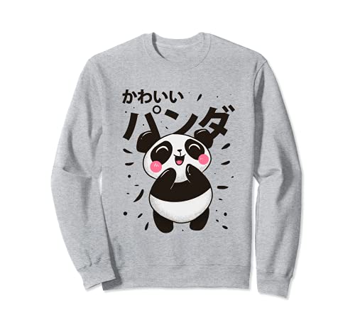 Kawaii Funny Cute Anime Panda Camicie Uomo Donna Felpa